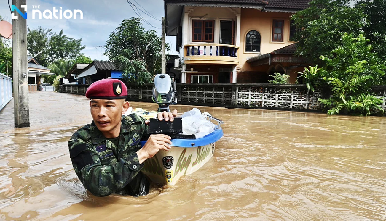 30 Ribu Tentara Thailand Bantu Penanganan dan Penyelamatan Korban Banjir